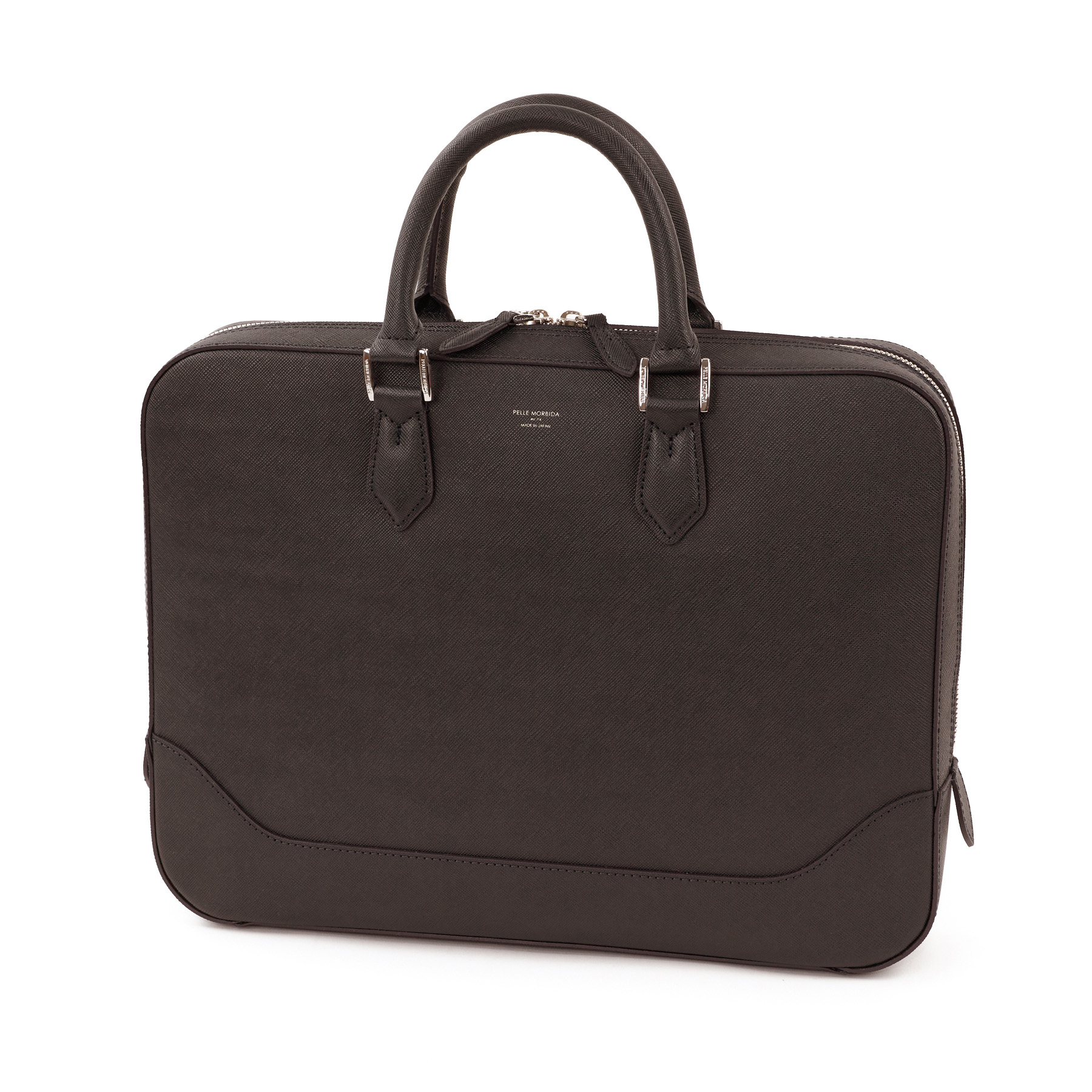 PELLE MORBIDA ペッレモルビダ Capitano キャピターノ エンボスレザー A4ブリーフケース 1室タイプ PMO-CA010