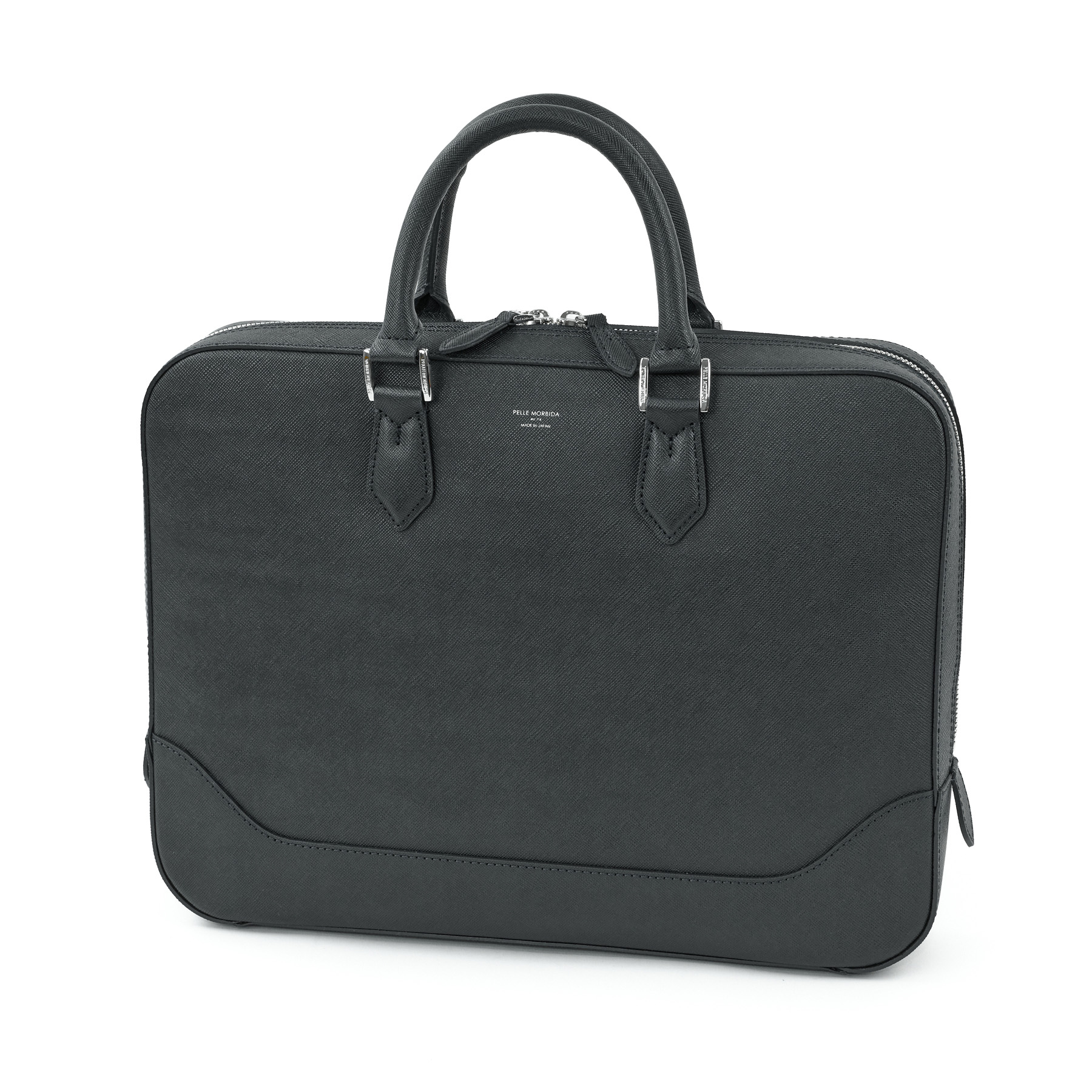 PELLE MORBIDA ペッレモルビダ Capitano キャピターノ エンボスレザー A4ブリーフケース 1室タイプ PMO-CA010