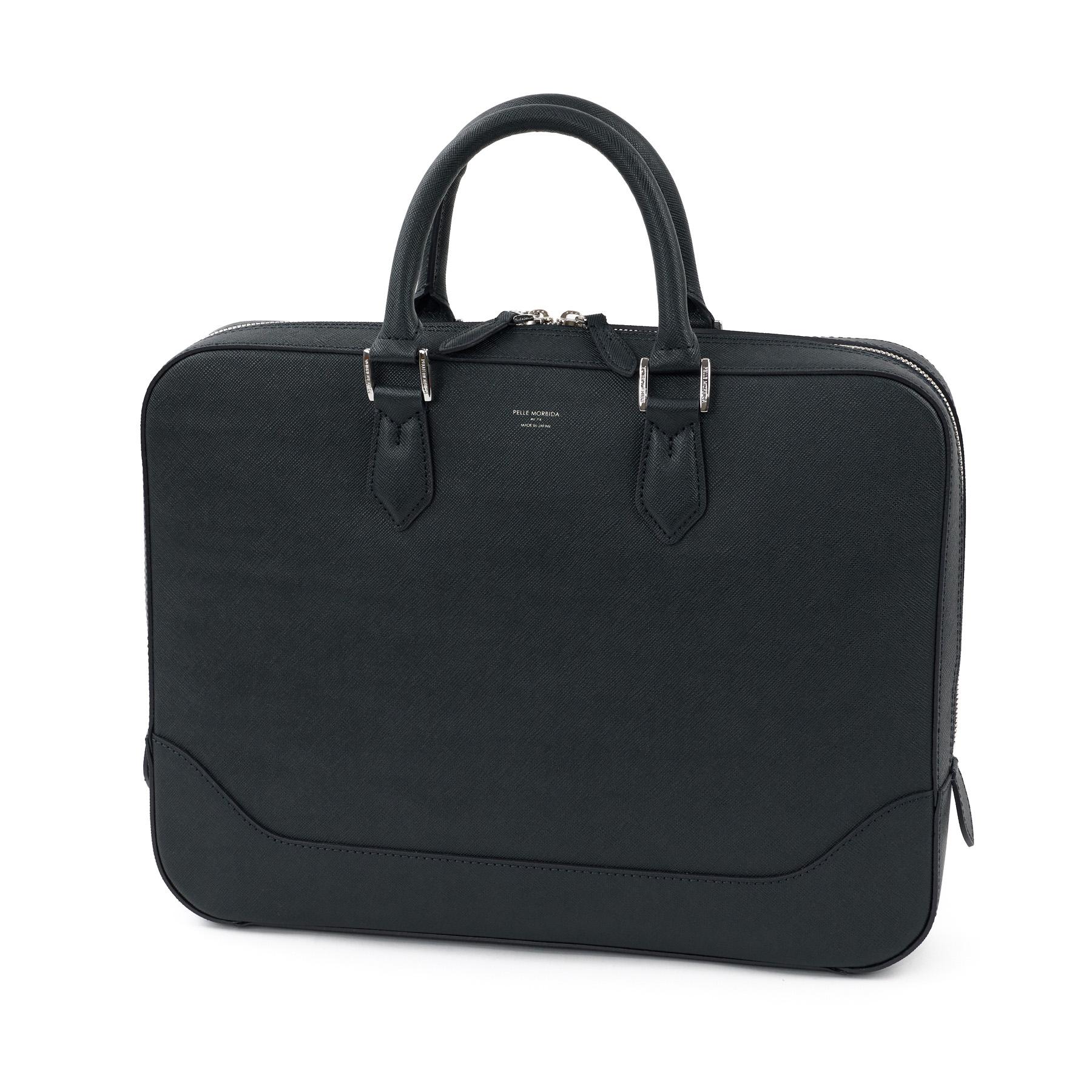 PELLE MORBIDA ペッレモルビダ Capitano キャピターノ エンボスレザー A4ブリーフケース 1室タイプ PMO-CA010