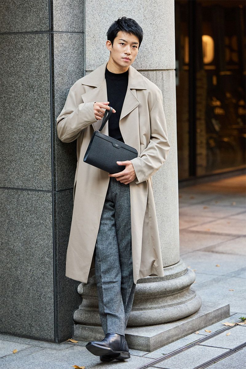 PELLE MORBIDA ペッレモルビダ Capitano キャピターノ エンボスレザー クラッチバッグ PMO-CA011