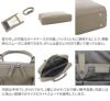 PELLE MORBIDA ペッレモルビダ Capitano キャピターノ B4ブリーフケース 1室タイプ（ショルダーベルト付属） PMO-CA013A