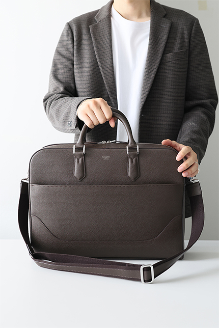 PELLE MORBIDA ペッレモルビダ Capitano キャピターノ B4ブリーフケース 1室タイプ（ショルダーベルト付属） PMO-CA013A
