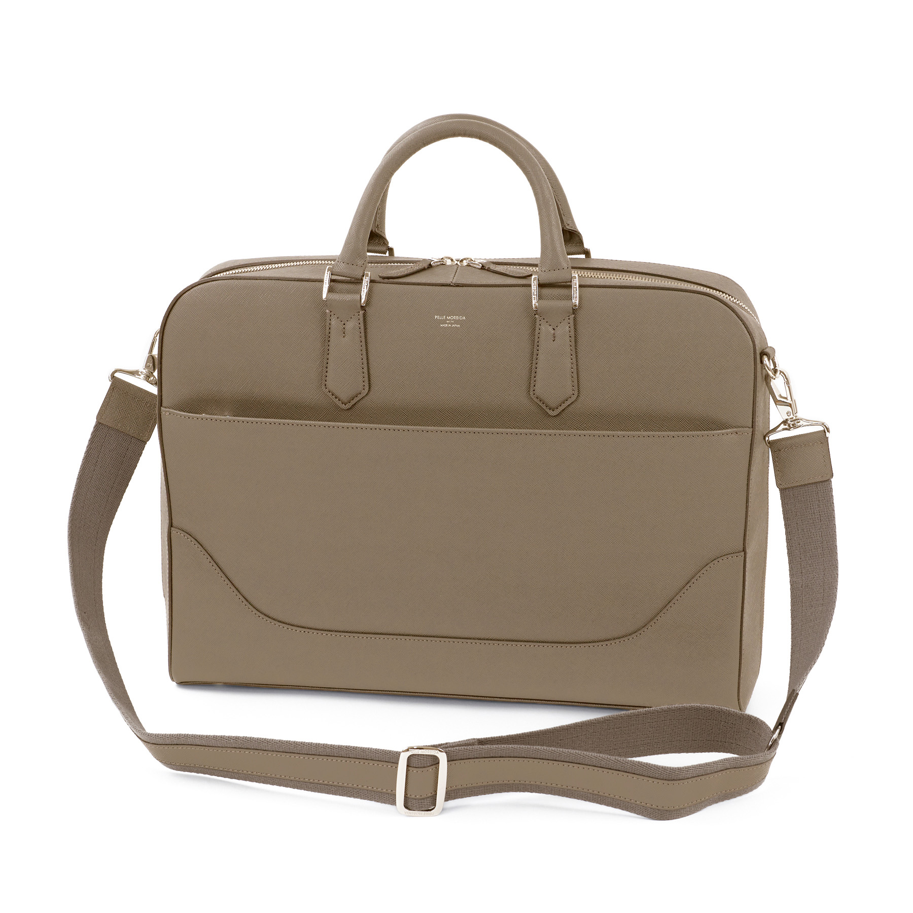 PELLE MORBIDA ペッレモルビダ Capitano キャピターノ B4ブリーフケース 1室タイプ（ショルダーベルト付属） PMO-CA013A