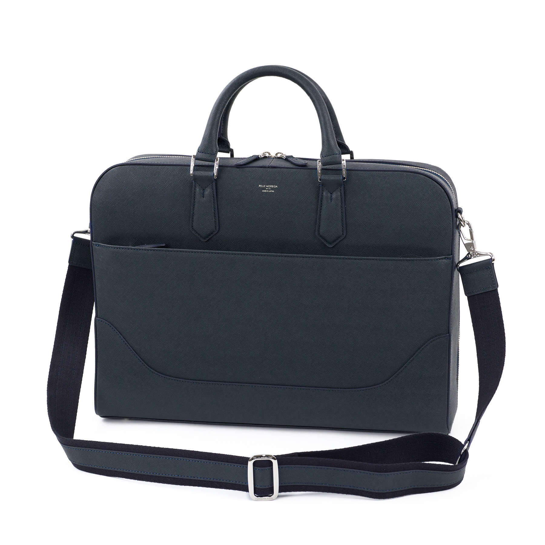 PELLE MORBIDA ペッレモルビダ Capitano キャピターノ B4ブリーフケース 1室タイプ（ショルダーベルト付属） PMO-CA013A