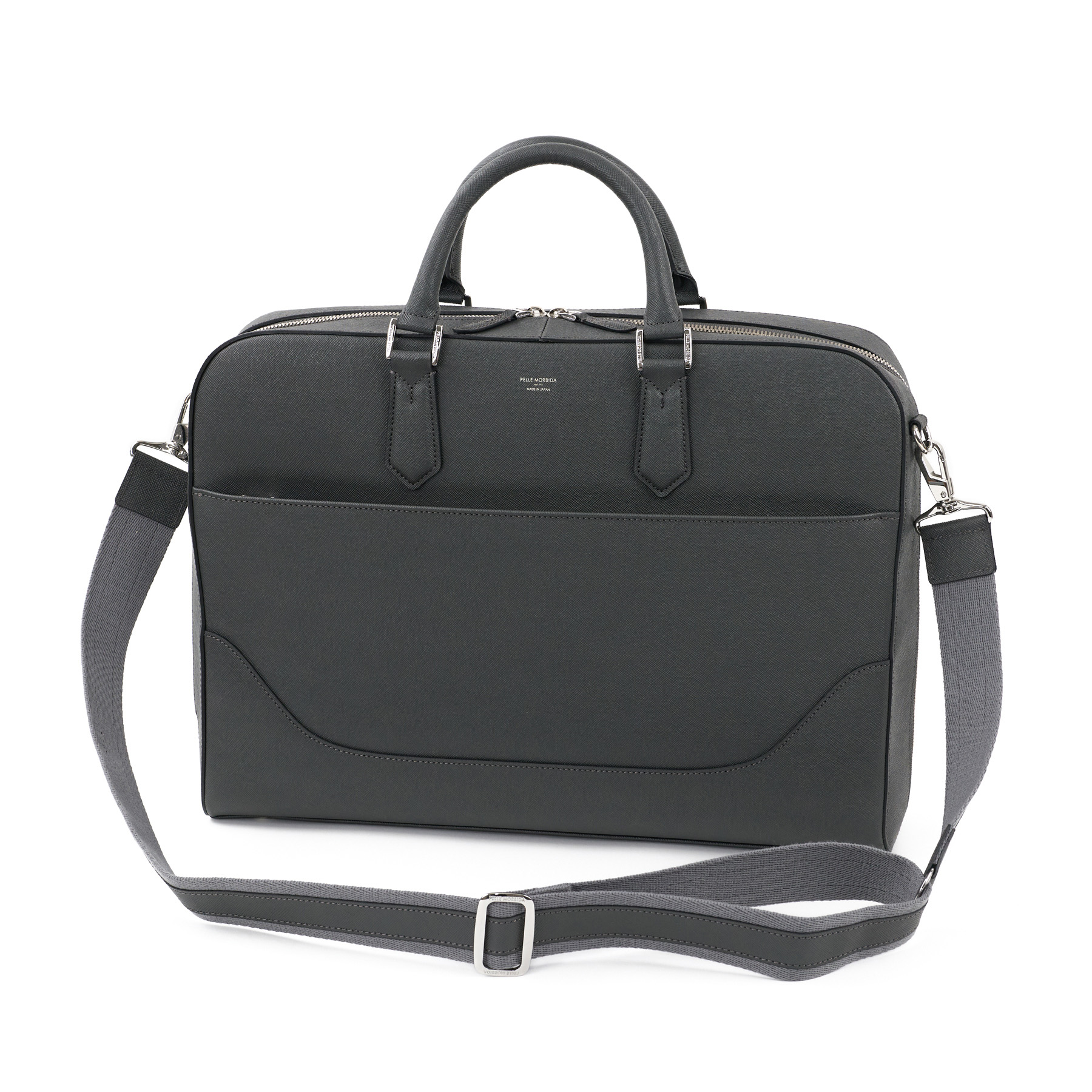 PELLE MORBIDA ペッレモルビダ Capitano キャピターノ B4ブリーフケース 1室タイプ（ショルダーベルト付属） PMO-CA013A