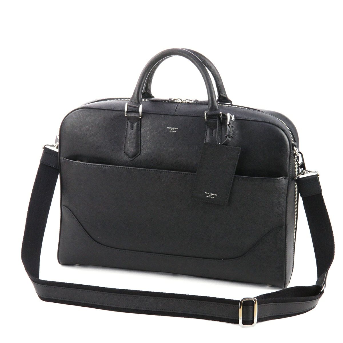 PELLE MORBIDA ペッレモルビダ Capitano キャピターノ B4ブリーフケース 1室タイプ（ショルダーベルト付属） PMO-CA013A