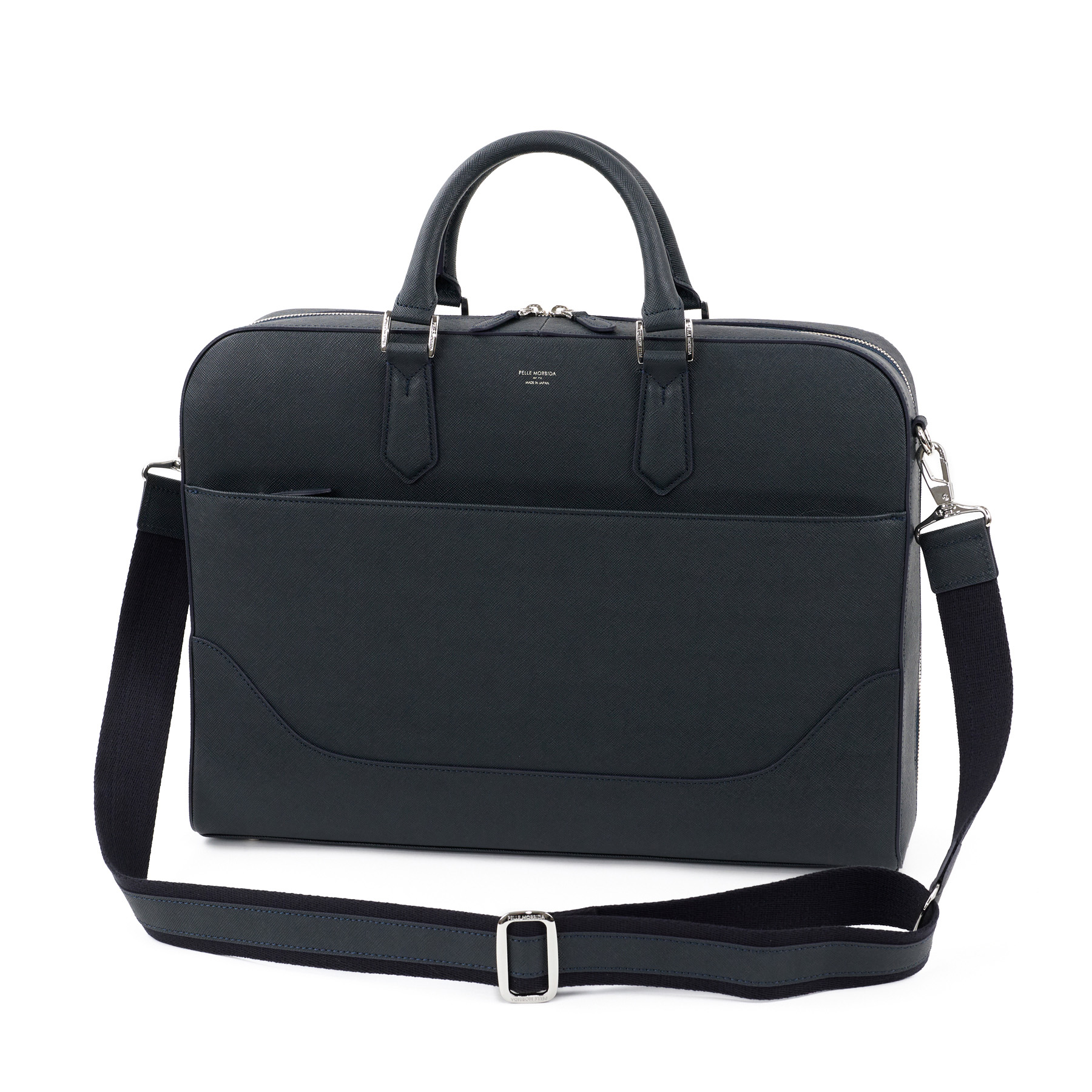 PELLE MORBIDA ペッレモルビダ Capitano キャピターノ B4ブリーフケース 1室タイプ（ショルダーベルト付属） PMO-CA013A