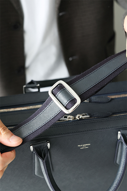 PELLE MORBIDA ペッレモルビダ Capitano キャピターノ B4ブリーフケース 2室タイプ（ショルダーベルト付属） PMO-CA014