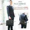 PELLE MORBIDA ペッレモルビダ Capitano キャピターノ エンボスレザー A4ブリーフケース 1室タイプ（ショルダーベルト付属） PMO-CA015