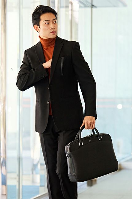 PELLE MORBIDA ペッレモルビダ Capitano キャピターノ B4ブリーフケース 1室タイプ（ショルダーベルト付属） PMO-CA201