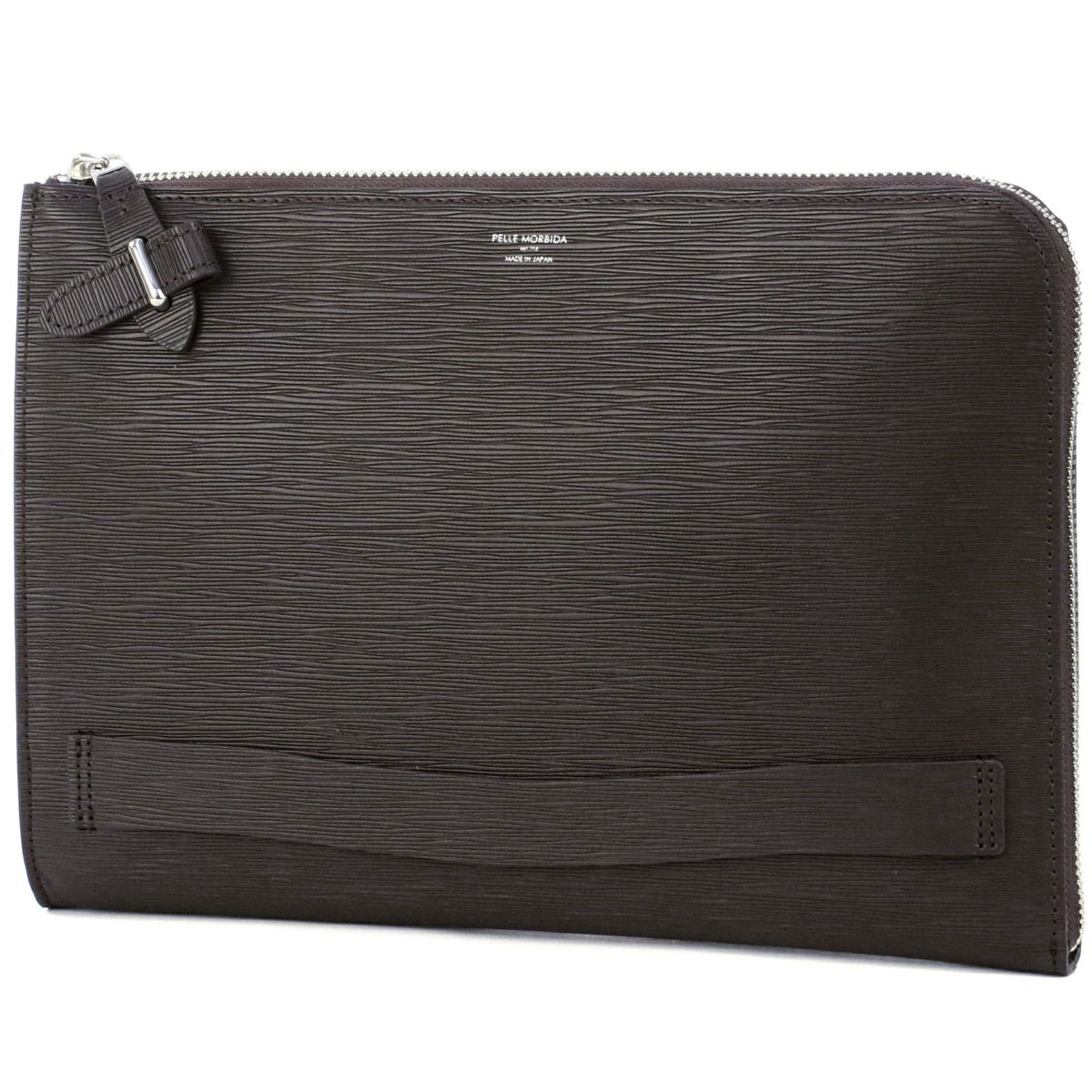 PELLE MORBIDA ペッレモルビダ Capitano キャピターノ エンボスレザー クラッチバッグ（M） PMO-CA205