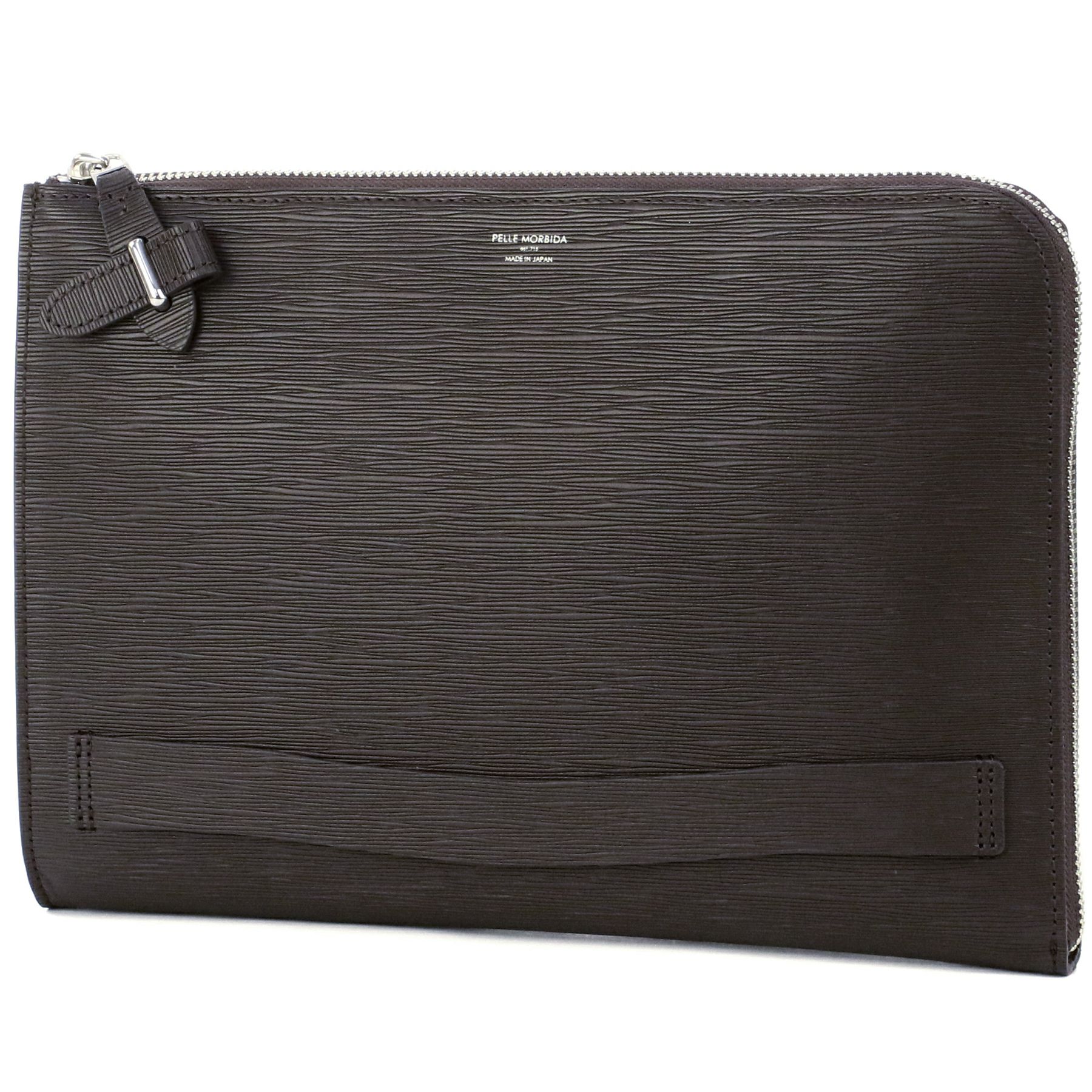 PELLE MORBIDA ペッレモルビダ Capitano キャピターノ エンボスレザー クラッチバッグ（M） PMO-CA205