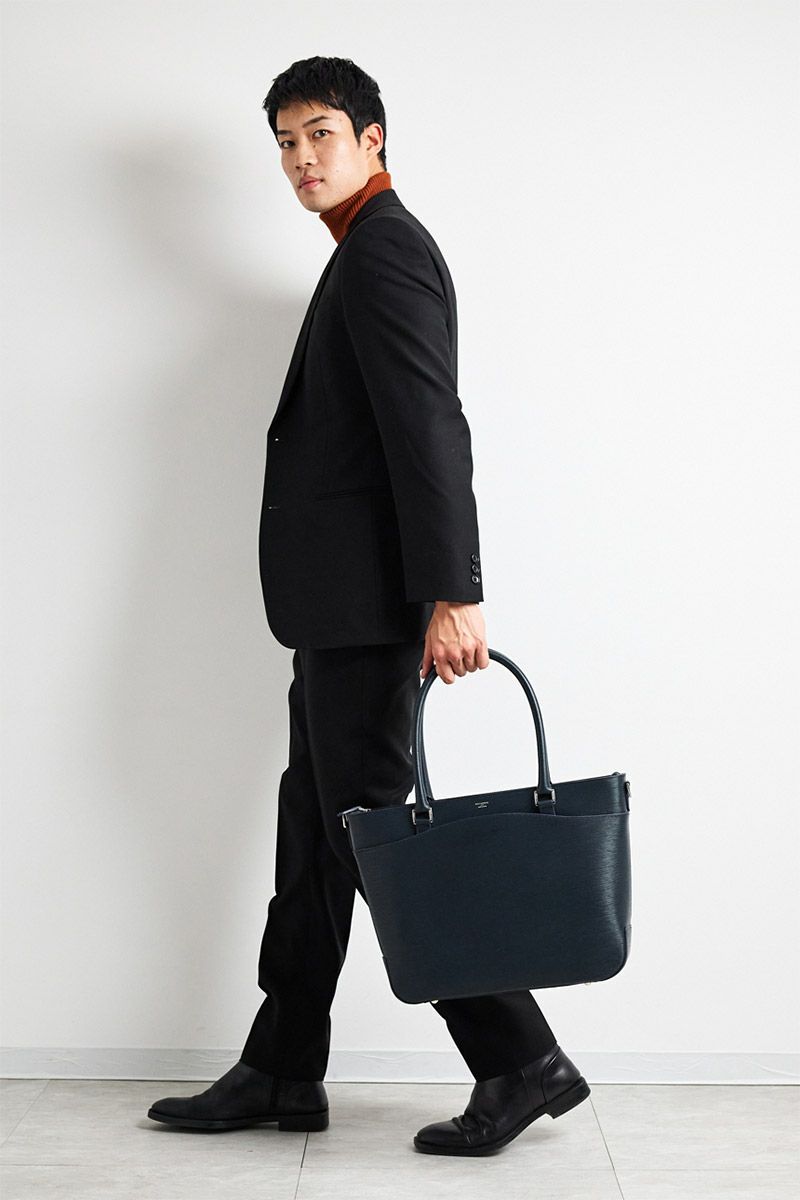 PELLE MORBIDA ペッレモルビダ Capitano キャピターノ エンボスレザー トートバッグ（ショルダーベルト付属） PMO-CA206