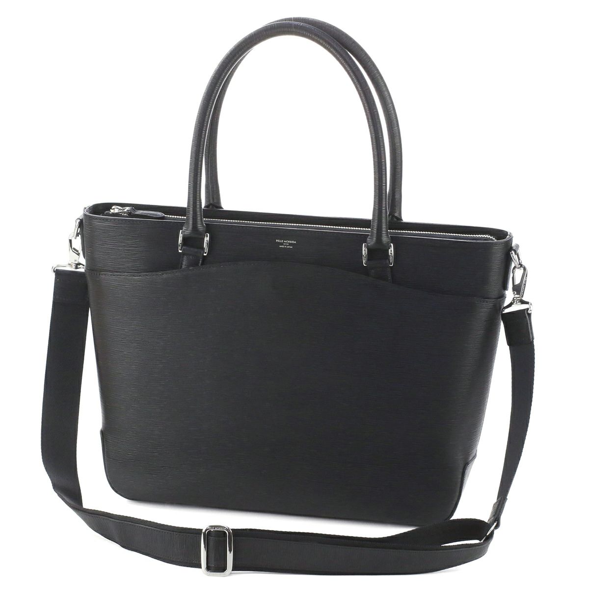 PELLE MORBIDA ペッレモルビダ Capitano キャピターノ エンボスレザー トートバッグ（ショルダーベルト付属） PMO-CA206