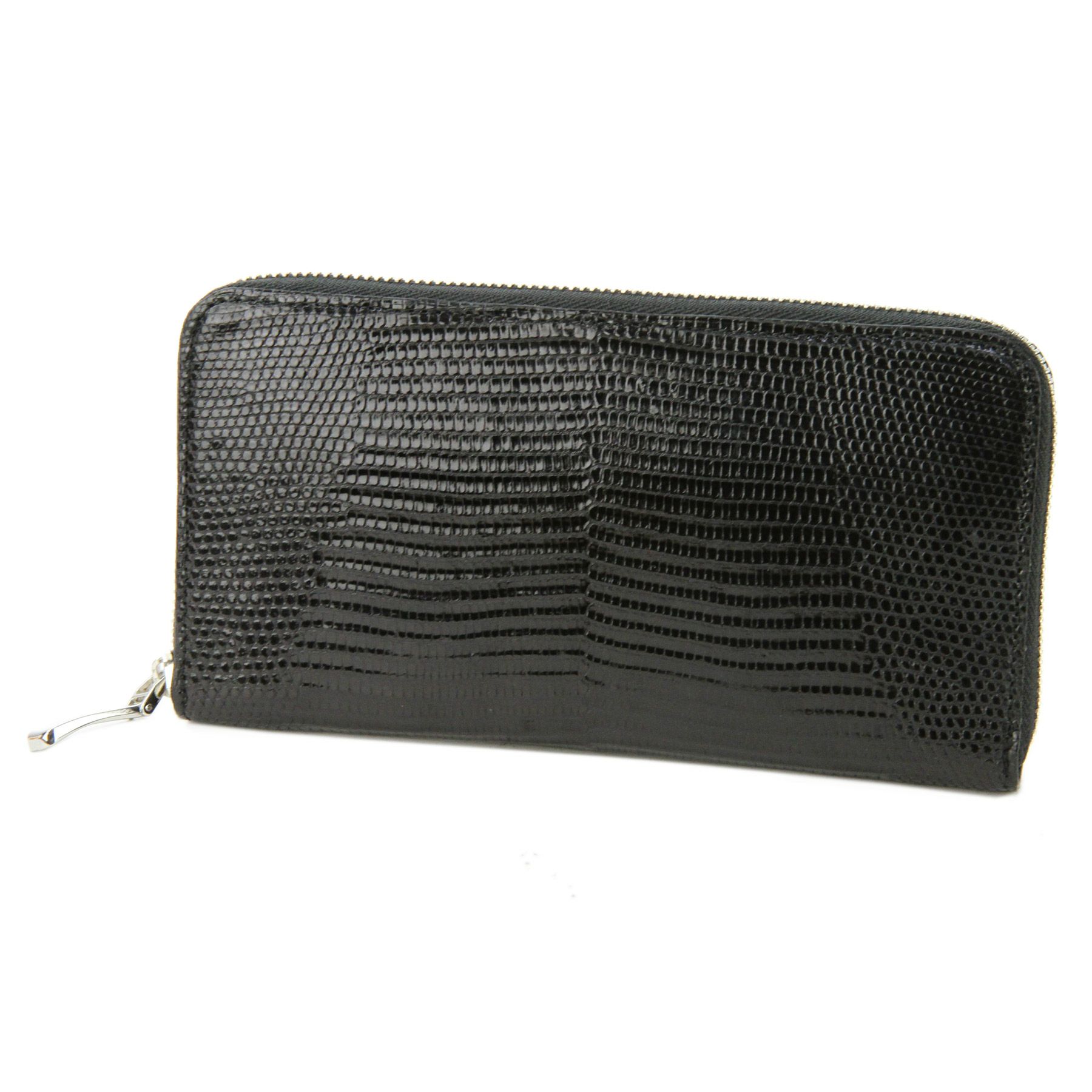 PELLE MORBIDA ペッレモルビダ Barca バルカ リザードレザー ラウンドファスナー 小銭入れ付き 長財布 (中) PMO-LI002