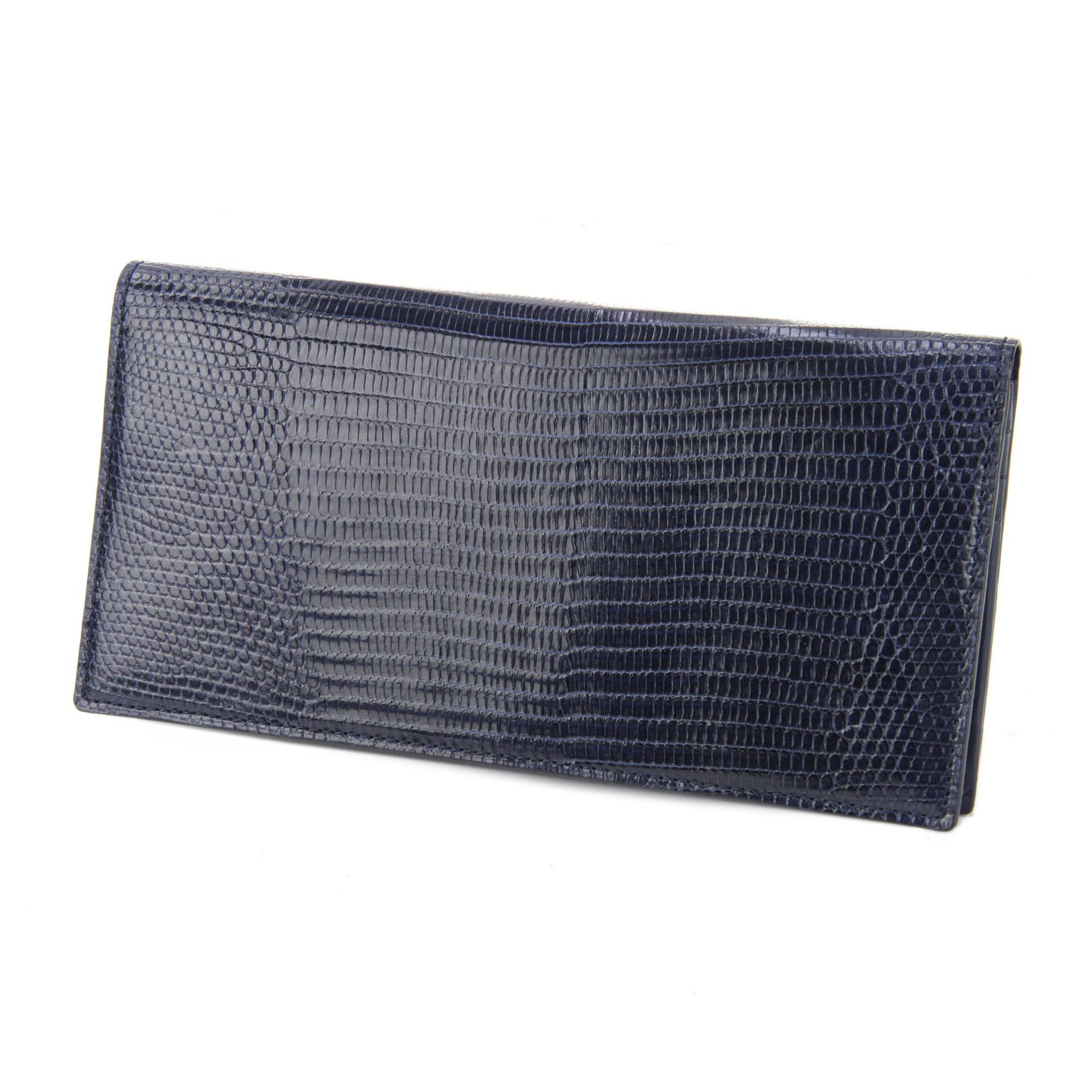 PELLE MORBIDA ペッレモルビダ Barca バルカ リザードレザー 小銭入れ付き 二つ折り長財布 PMO-LI003