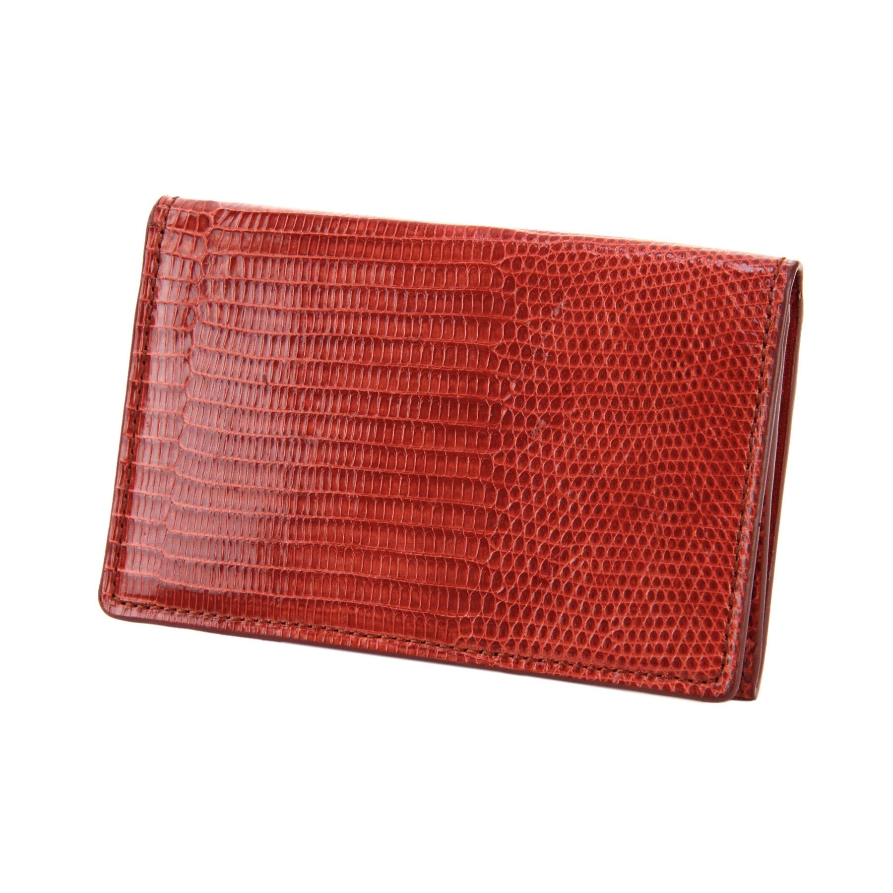 PELLE MORBIDA ペッレモルビダ Barca バルカ リザードレザー 名刺入れ PMO-LI005