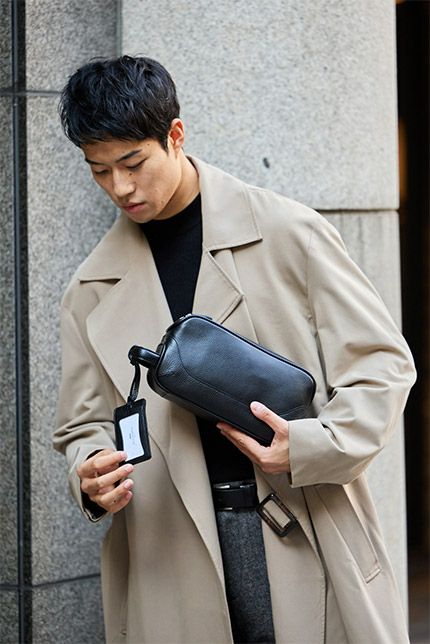 PELLE MORBIDA ペッレモルビダ Maiden Voyage メイデン ボヤージュ シュリンクレザー クラッチバッグ セカンドバッグ バッグインバッグ PMO-MB028