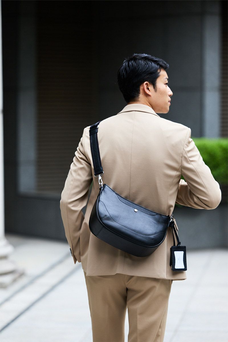 PELLE MORBIDA ペッレモルビダ Maiden Voyage メイデン ボヤージュ シュリンクレザー ショルダーバッグ PMO-MB038