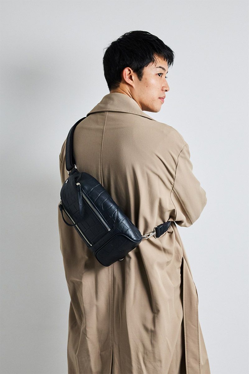 PELLE MORBIDA ペッレモルビダ Maiden Voyage メイデン ボヤージュ シュリンクレザー 縦型ショルダーバッグ PMO-MB051ELE