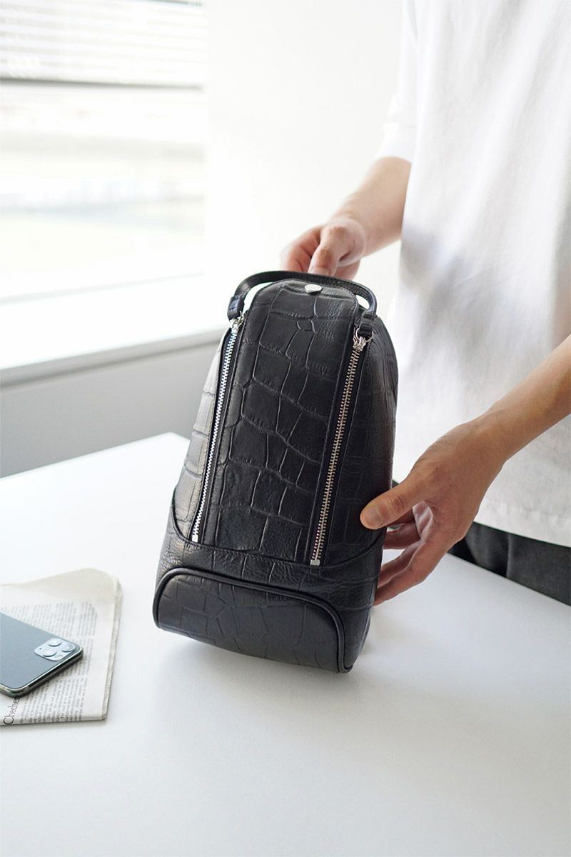 PELLE MORBIDA ペッレモルビダ Maiden Voyage メイデン ボヤージュ シュリンクレザー 縦型ショルダーバッグ PMO-MB051ELE