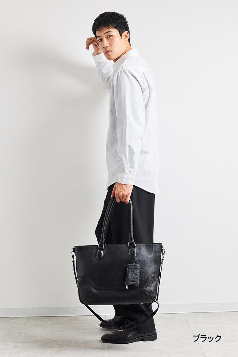 PELLE MORBIDA ペッレモルビダ Maiden Voyage メイデン ボヤージュ シュリンクレザー トートバッグ PMO-MB059