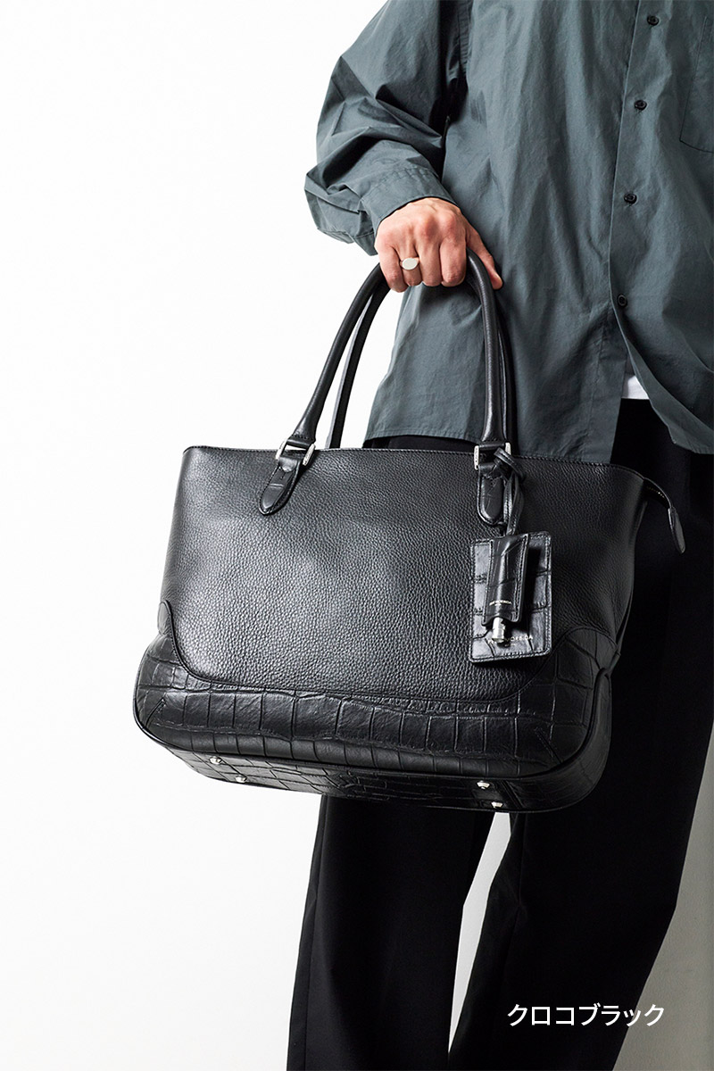 PELLE MORBIDA ペッレモルビダ Maiden Voyage メイデン ボヤージュ シュリンクレザー トートバッグ PMO-MB059