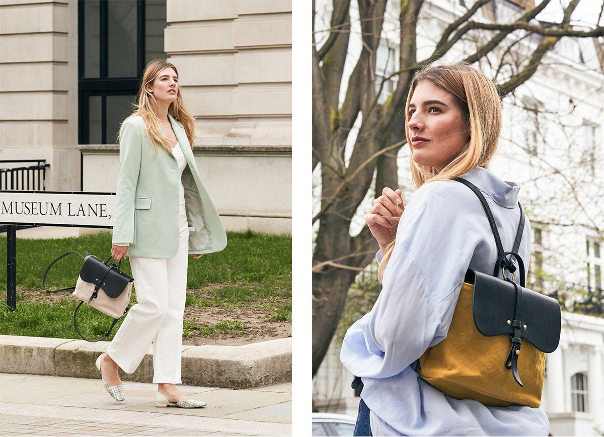 SEAGULL SHIP シーガルシップ 防水ドゥーマン 防水バイオクロス×栃木レザー サドルミニリュックサック SMIC-018m