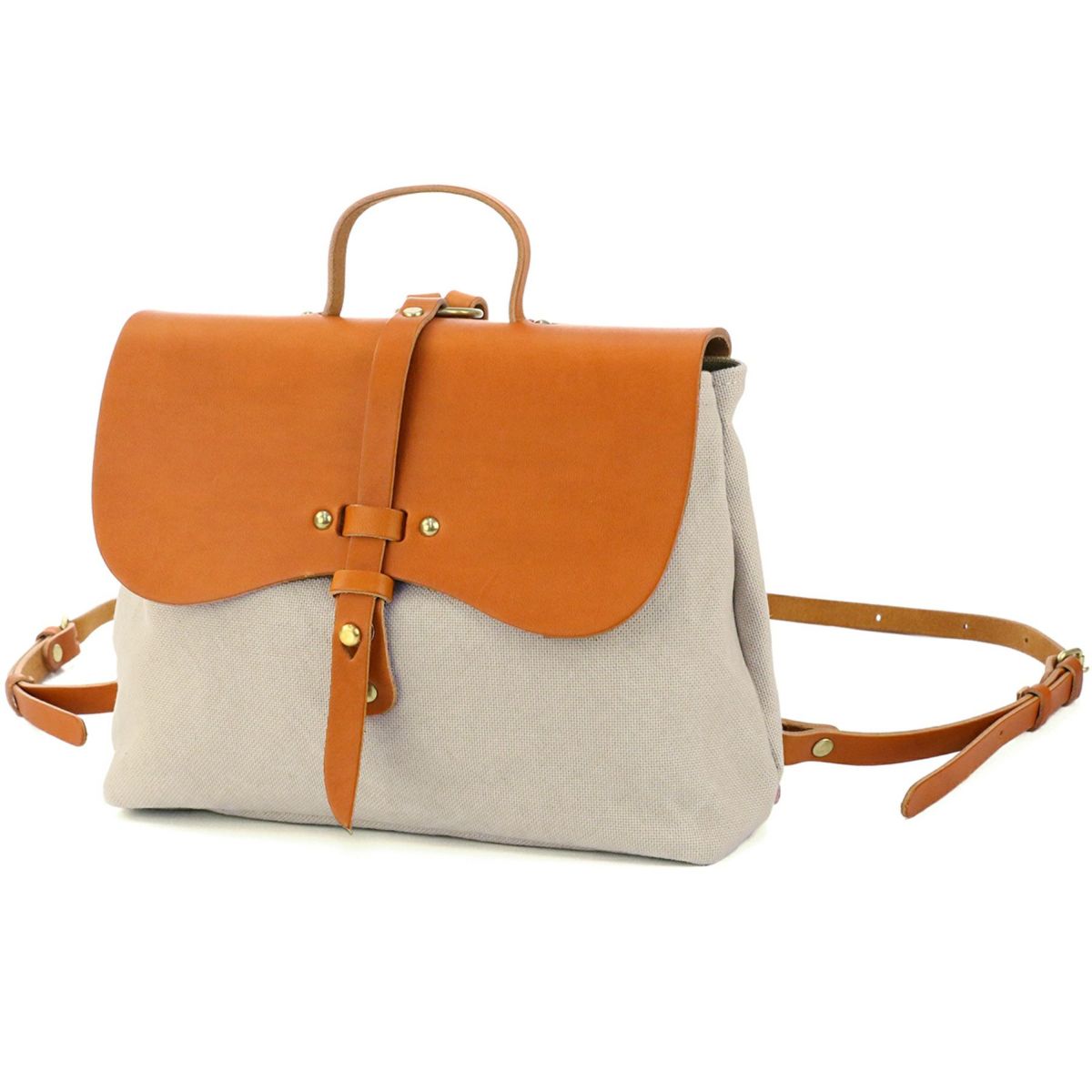 SEAGULL SHIP シーガルシップ 防水ドゥーマン 防水バイオクロス×栃木レザー サドルミニリュックサック SMIC-018m