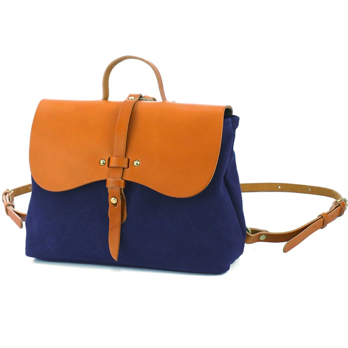 SEAGULL SHIP シーガルシップ 防水ドゥーマン 防水バイオクロス×栃木レザー サドルミニリュックサック SMIC-018m