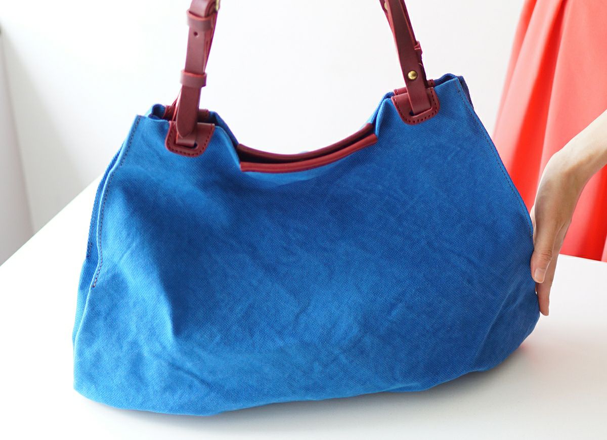 SEAGULL SHIP シーガルシップ 防水ドゥーマン 防水バイオクロス×栃木レザー アングルトートバッグ SMIC-019