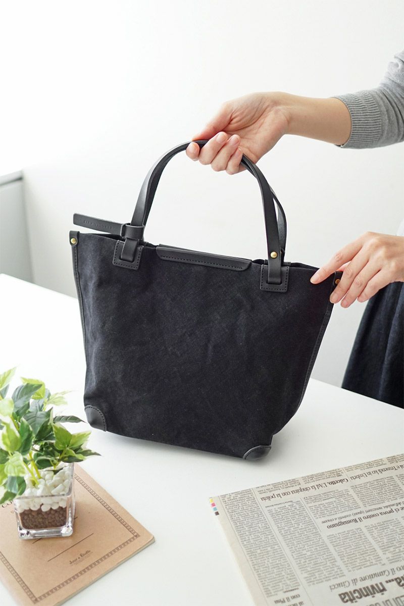 SEAGULL SHIP シーガルシップ 防水ドゥーマン 防水バイオクロス×栃木レザー パイピングトートバッグ(小) SMIC-036