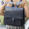 BAGGY PORT バギーポート ウォッシュ加工６号帆布×オイルレザー リュック（小） TEPP-460