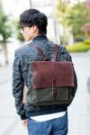 BAGGY PORT バギーポート ウォッシュ加工６号帆布×オイルレザー リュック（小） TEPP-460