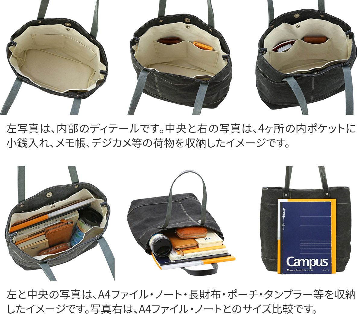 BAGGY PORT バギーポート ８号帆布カラーコーティング FACE フェイス トートバッグ YNM-1301