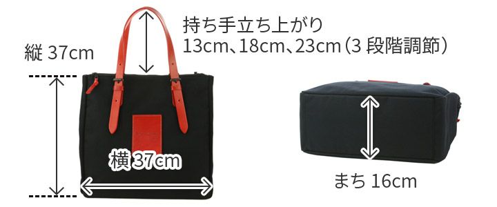 BAGGY PORT バギーポート 10号高密度帆布 BLACK ブラック トートバッグ YNM-410
