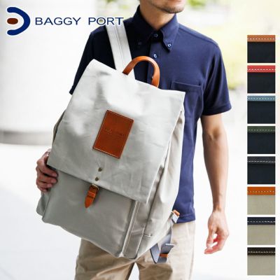 BAGGY PORT バギーポート 10号高密度帆布 BLACK ブラック リュックサック YNM-411
