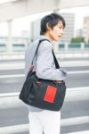 BAGGY PORT バギーポート 10号高密度帆布 BLACK ブラック メッセンジャーバッグ YNM-416