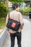 BAGGY PORT バギーポート 10号高密度帆布 BLACK ブラック メッセンジャーバッグ YNM-416