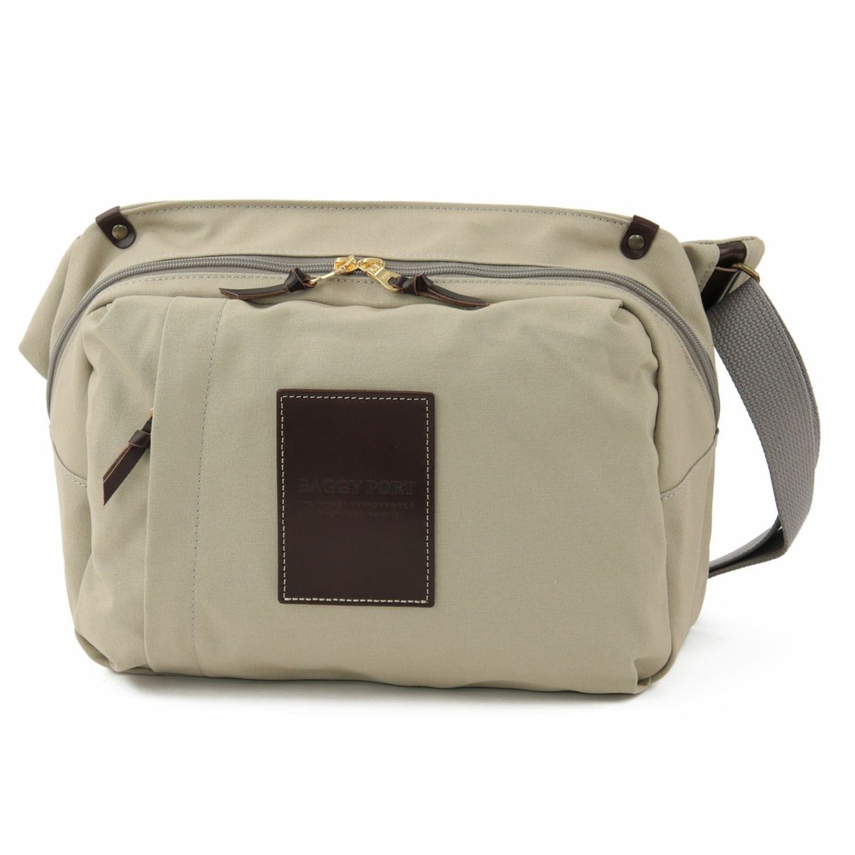 BAGGY PORT バギーポート 10号高密度帆布 BLACK ブラック メッセンジャーバッグ YNM-416