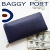 BAGGY PORT バギーポート 長財布 KOI INDIGO DYE SMOOTH コーアイ インディゴ 藍染めレザー ラウンドファスナー小銭入れ付き長財布 ZYS-097