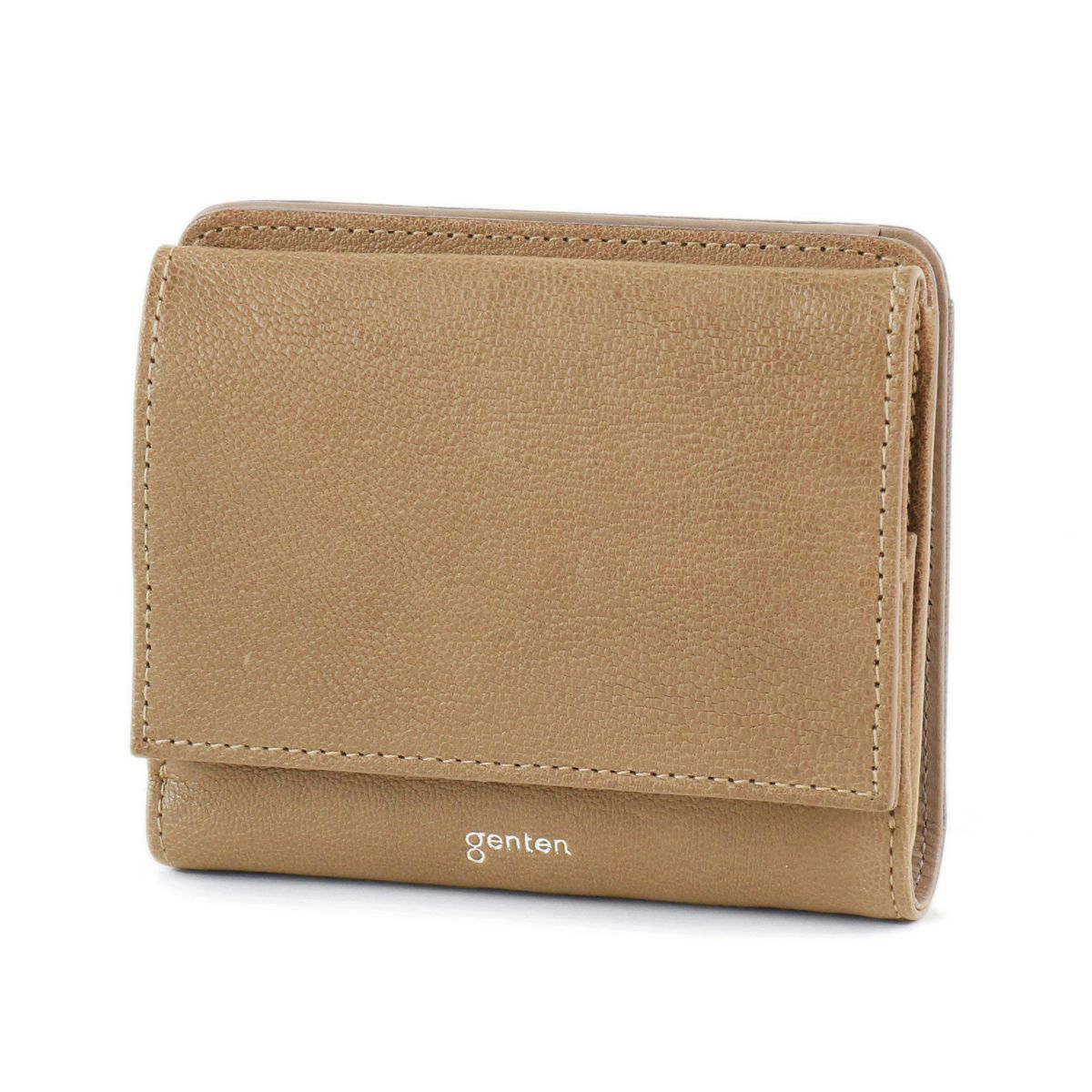 genten ゲンテン Fresco フレスコ 小銭入れ付き二つ折り財布 42742