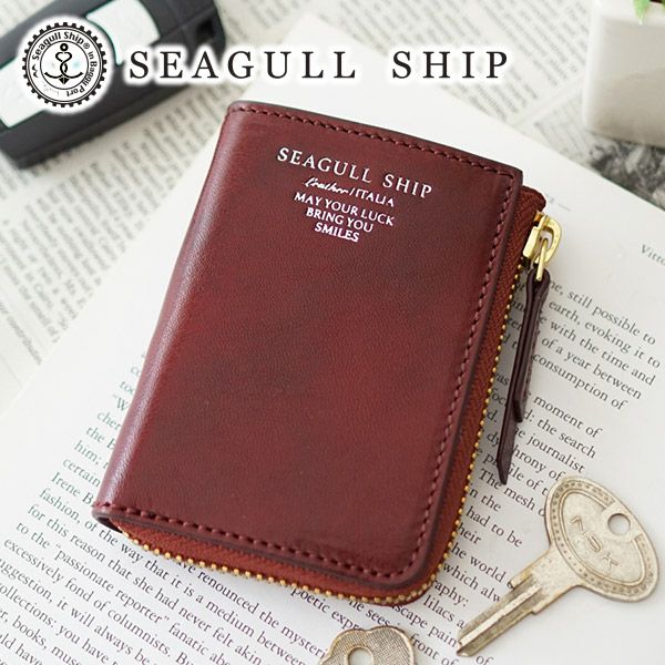 SEAGULL SHIP シーガルシップ イタリア バルサピアラックス キー＆カードケース（L字ファスナー） SZKM-1204