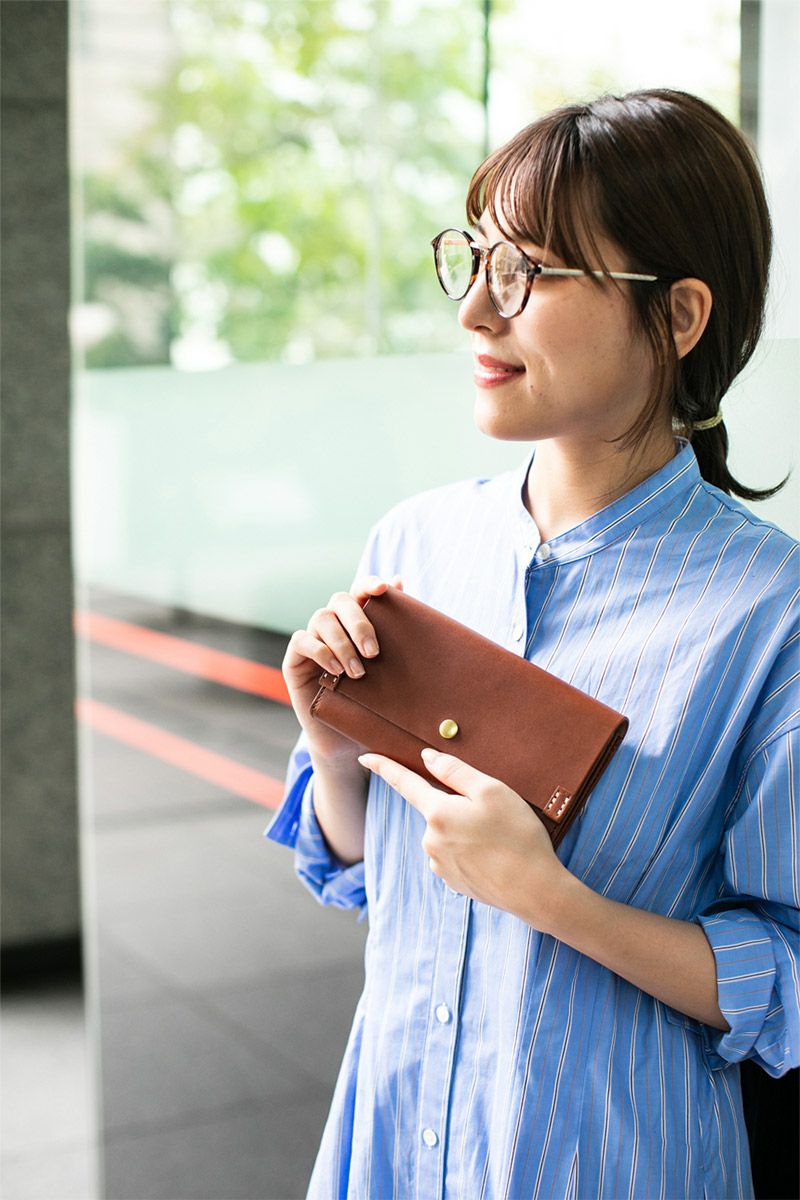 BAGGY'S ANNEX バギーズアネックス 栃木レザー 小銭入れ付き長財布 LKAZ-280