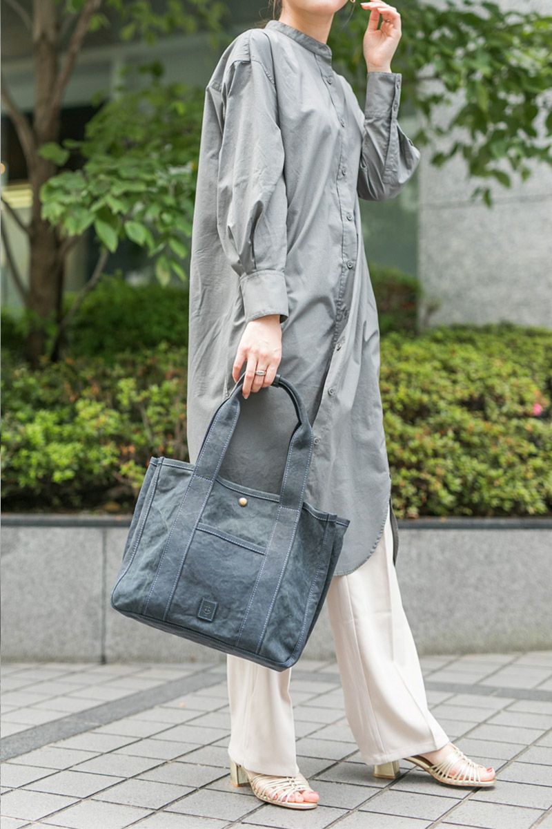 BAGGY'S ANNEX バギーズアネックス 18ozアーミーダックバイオ トートバッグ（中） LGRN-4021