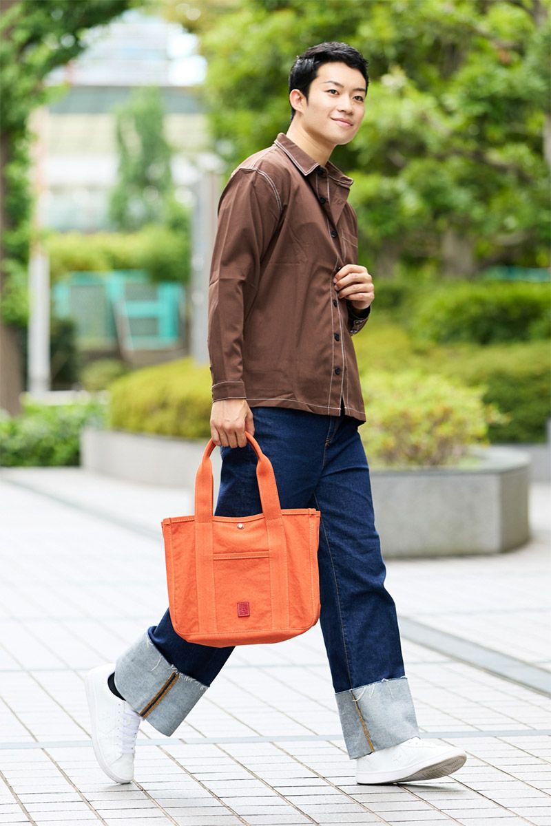 BAGGY'S ANNEX バギーズアネックス 18ozアーミーダックバイオ トートバッグ（中） LGRN-4021