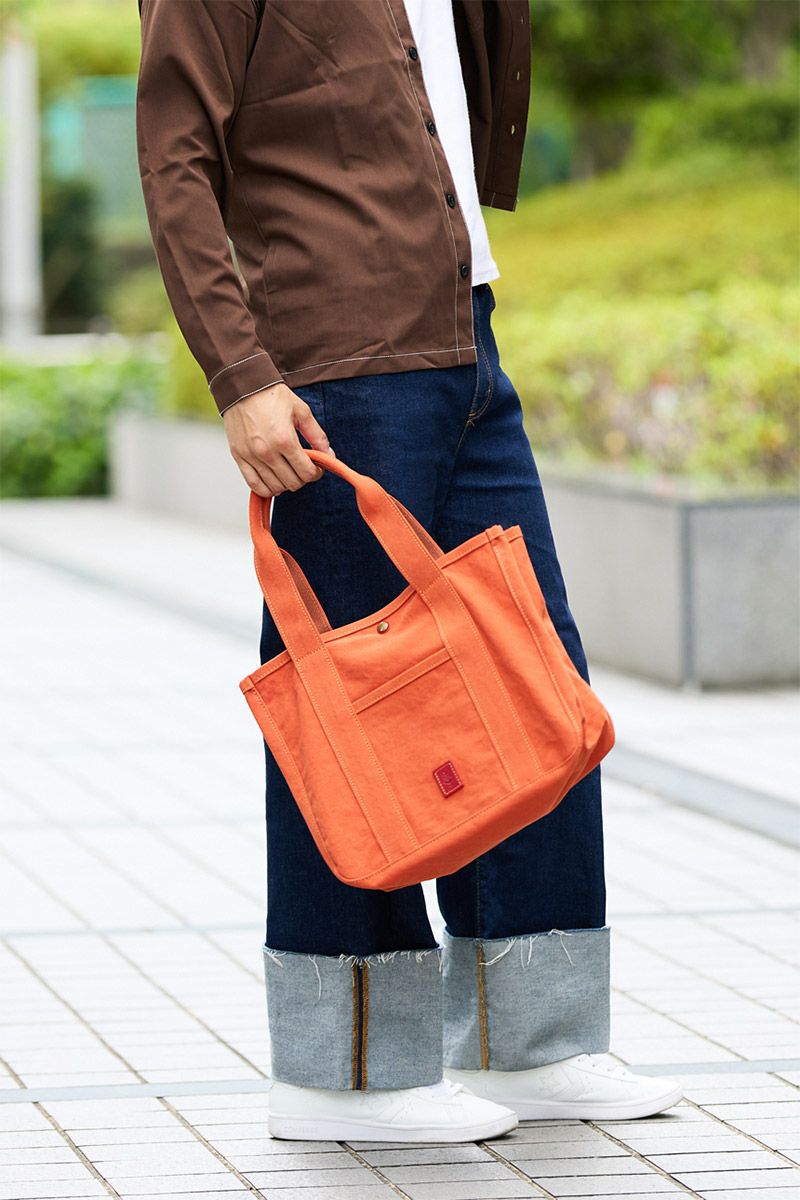 BAGGY'S ANNEX バギーズアネックス 18ozアーミーダックバイオ トートバッグ（中） LGRN-4021