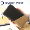 BAGGY PORT バギーポート リサイクルレザー 小銭入れ付き長財布（ラウンドファスナー式） ZKM-600