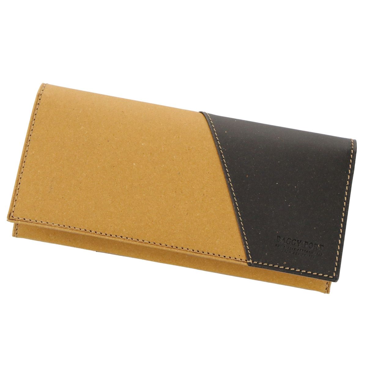 BAGGY PORT バギーポート リサイクルレザー 小銭入れ付き二つ折り長財布 ZKM-601