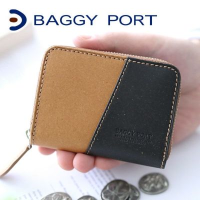 BAGGY PORT バギーポート リサイクルレザー コインケース（ラウンドファスナー式） ZKM-604